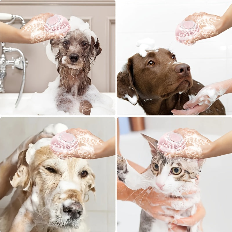 Soft Pet Shampoo Brush