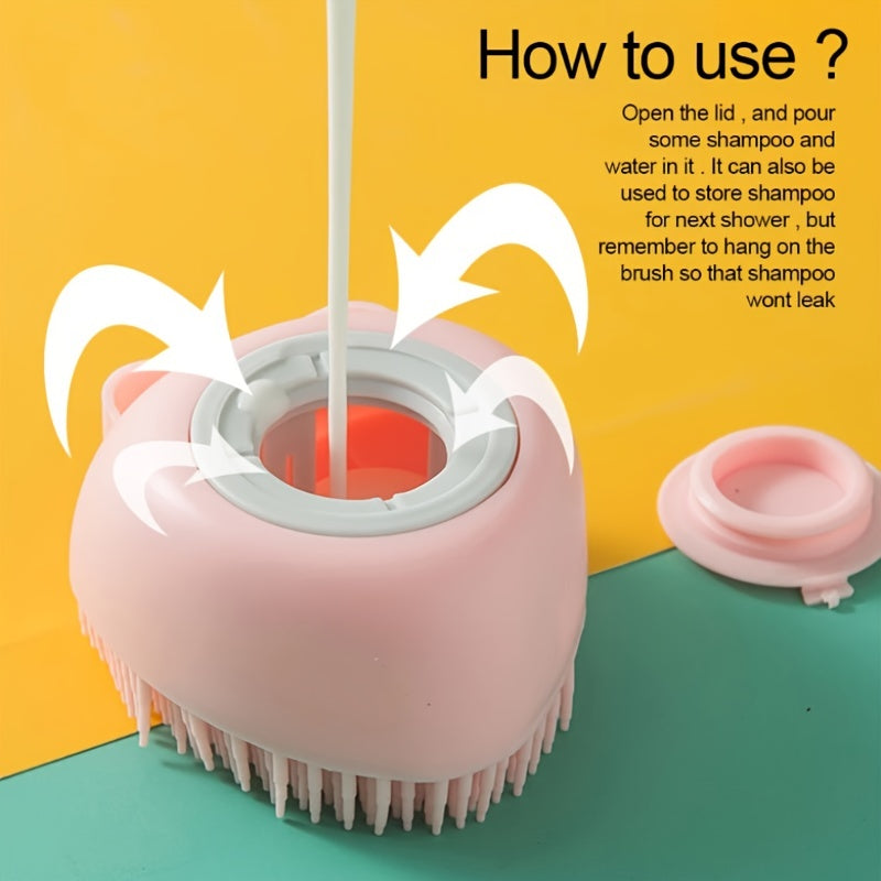 Soft Pet Shampoo Brush