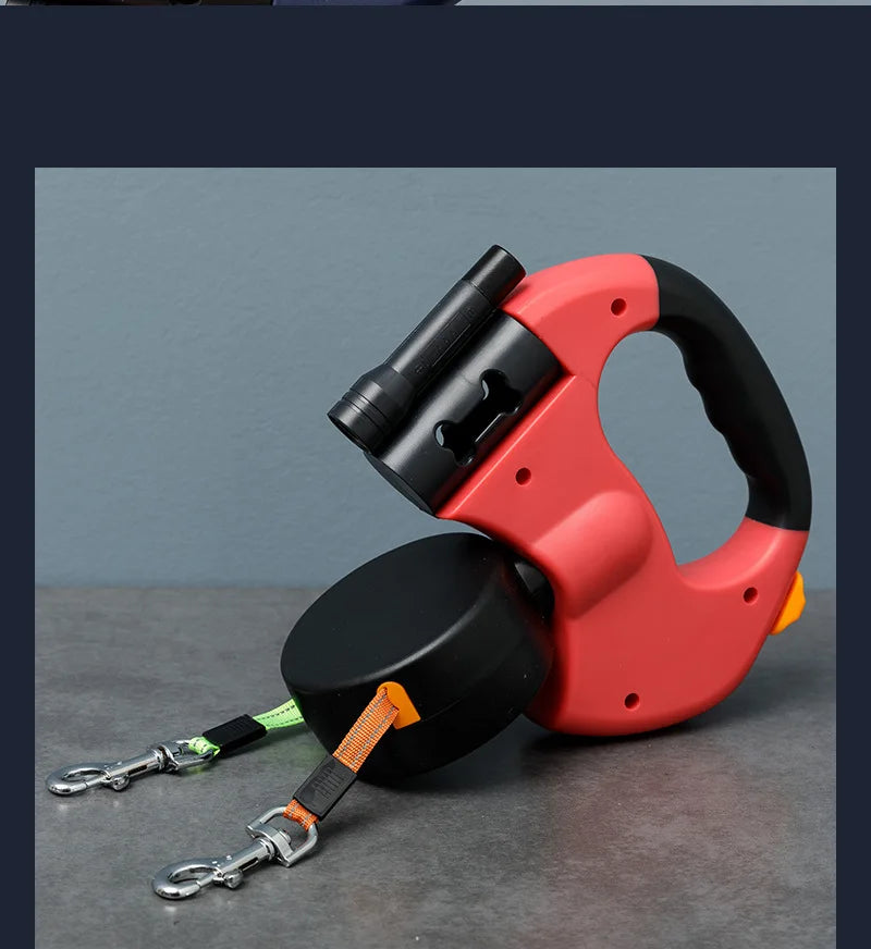 Dual-End Retractable Pet Leash