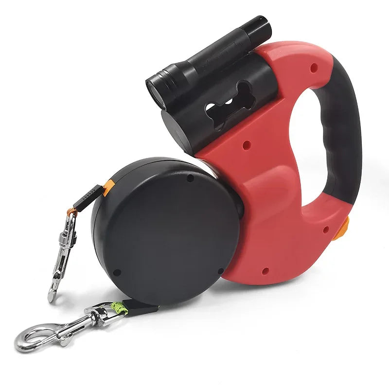 Dual-End Retractable Pet Leash