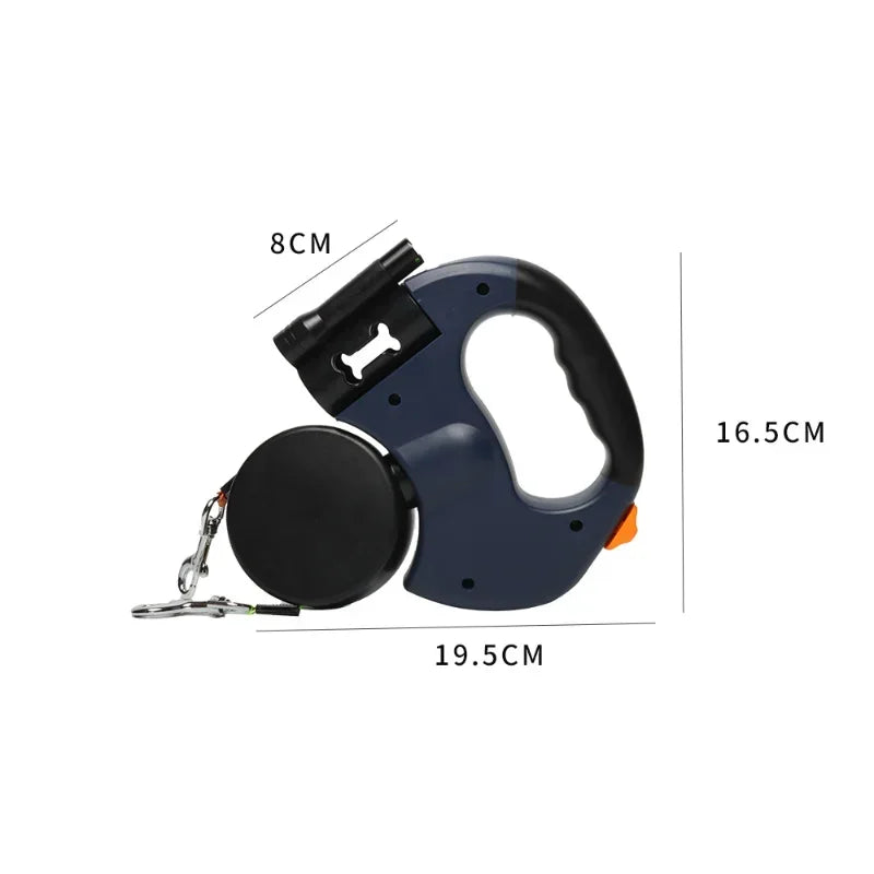 Dual-End Retractable Pet Leash