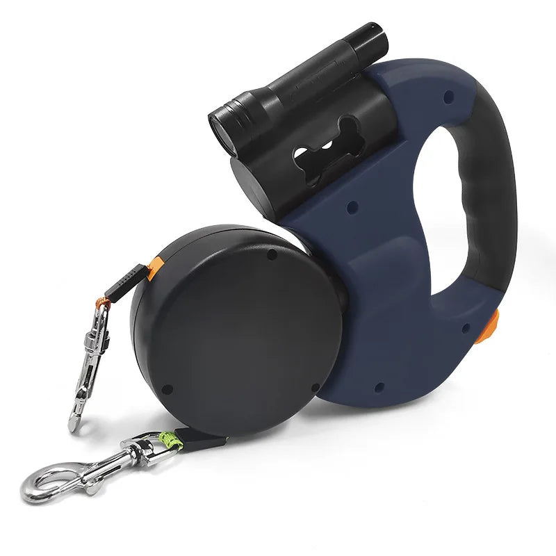 Dual-End Retractable Pet Leash