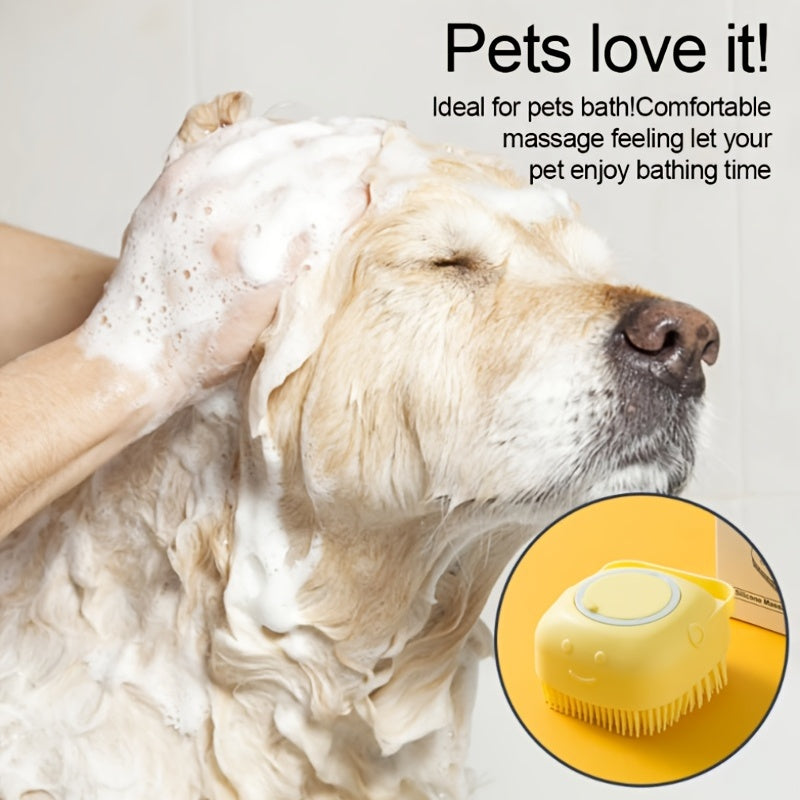 Soft Pet Shampoo Brush