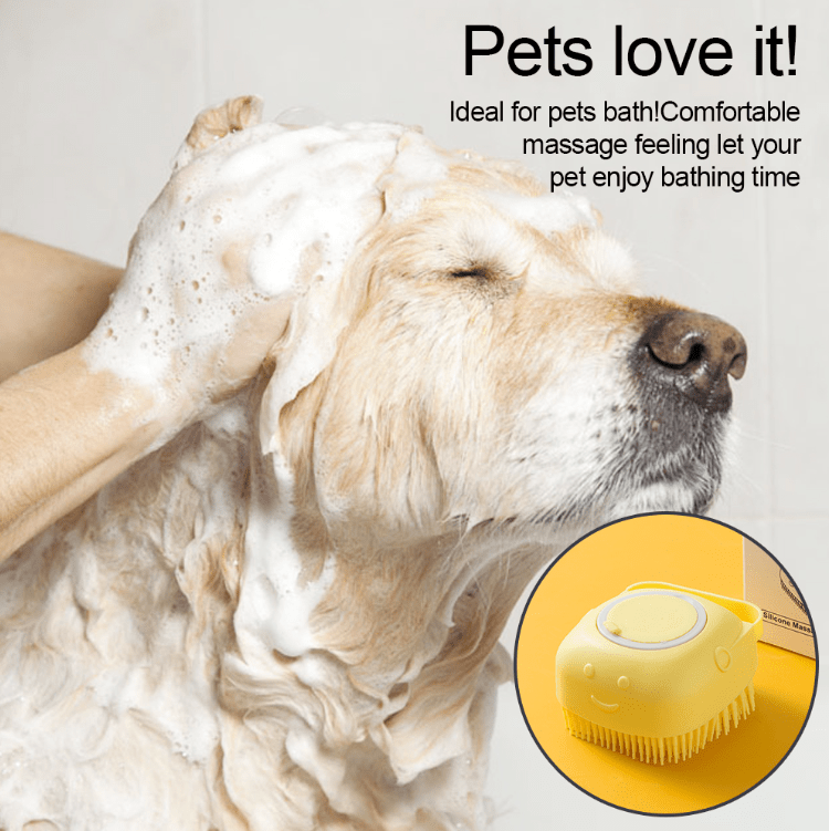 Soft Pet Shampoo Brush