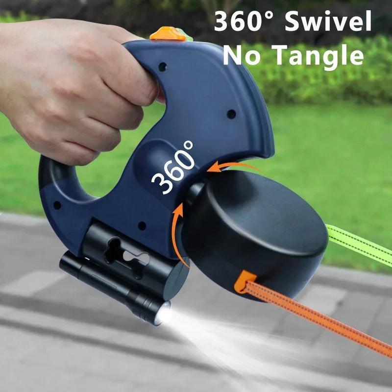 Dual-End Retractable Pet Leash