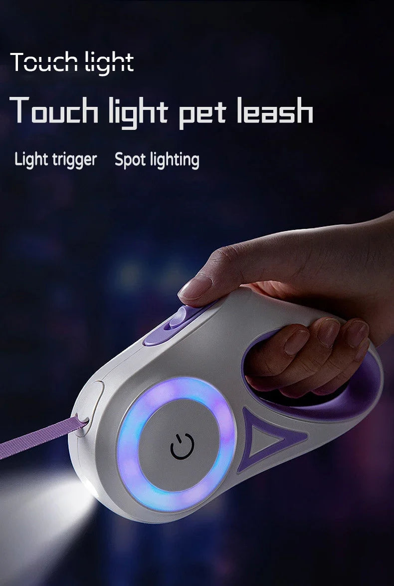 LED Retractable Pet Leash