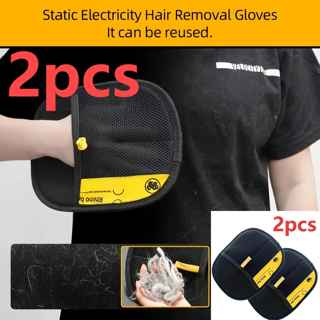 Double-Sided Pet Hair Gloves