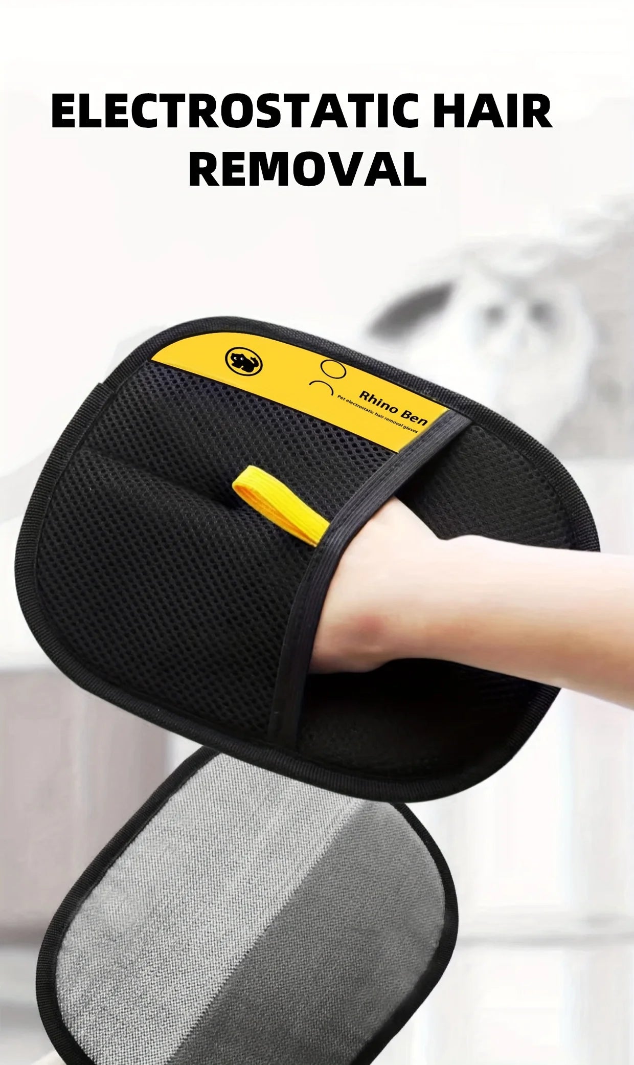 Double-Sided Pet Hair Gloves