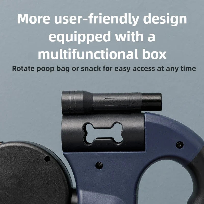 Dual-End Retractable Pet Leash