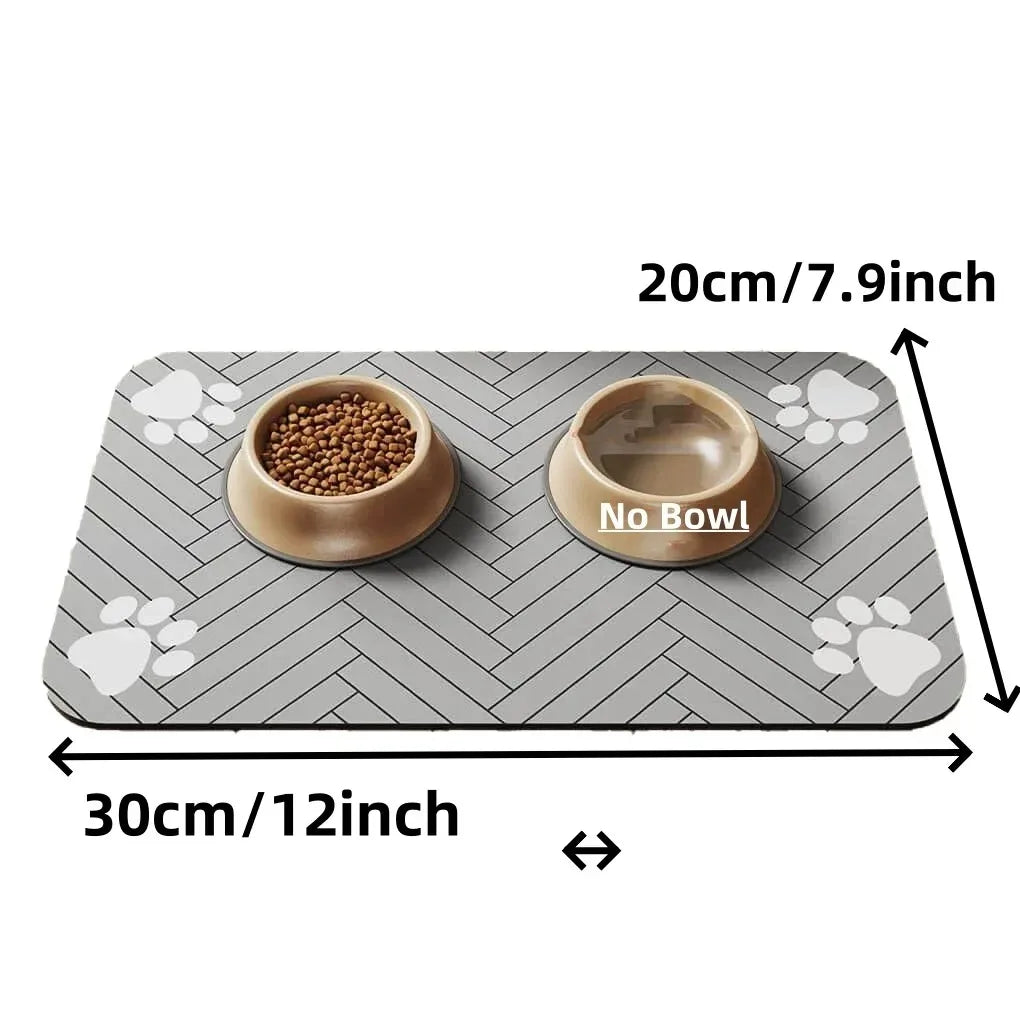 Quick-Dry Pet Feeding Mat